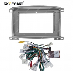 SKYFAME Car Frame Fascia Adapter Canbus Box Decoder Android Radio Dash Fitting Panel Kit For Lexus LX470 Land Cruiser 100 LC100