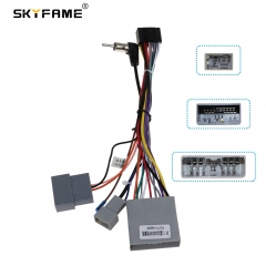 SKYFAME 16pin Car Stereo Wire Harness Adapter For Honda CRV CR-V Civic 2007-2011 Power Cables