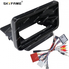 SKYFAME Car Frame Fascia Adapter Canbus Box Decoder Android Radio Audio Dash Fitting Panel Kit For Mazda 2 CX3 CX-3