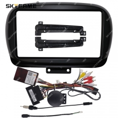 SKYFAME Car Frame Fascia Adapter Canbus Box Decoder Android Radio Audio Dash Fitting Panel Kit For Fiat 500X 2014-2019