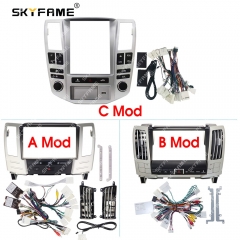 SKYFAME Car Fascia Frame Canbus Box For Lexus RX RX300 RX330 RX350 RX400 Toyota Harrier Android Radio Dash Fitting Panel Kit