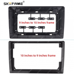 SKYFAME  9 Inch To 10 Inch To 9 Inch Transitio Frame Android Radio Fascia Adapter For Audio Dash Fitting Panel Frame Kit