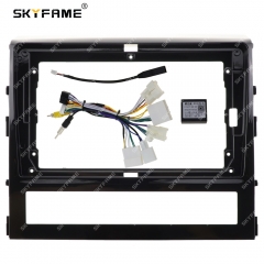 SKYFAME Car Frame Fascia Adapter Canbus Box Decoder For Toyota Land Cruiser 200 LC200 Android Radio Dash Fitting Panel Kit
