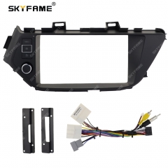 SKYFAME Car Frame Fascia Adapter Canbus Box For Nissan Bluebird LANNIA 2016 9 inc Android Radio Audio Dash Fitting Panel Kit