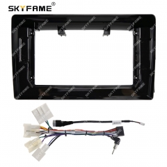 SKYFAME Car Frame Fascia Adapter Android Radio Dash Fitting Panel Kit For Toyota Corolla Aoiol Altis Levin Premio Allion