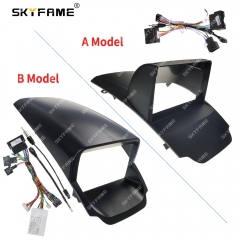 SKYFAME Car Fascia Frame Adapter Canbus Box Decoder Android Radio Dash Fitting Panel Kit For Ford Ecosport