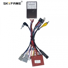 SKYFAME Car Android 16pin Wiring Harness Cable With Canbus Box Adapter Decoder For Mazda CX-7 CX-9 CX7 CX9 OD-MZD-09