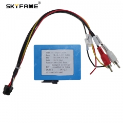 SKYFAME Car Most Aux Optical Fiber Decoder Amplifier Adapter Box For Benz ML GL CLS Audi BMW Porsche Cayenne Volkswagen Touareg