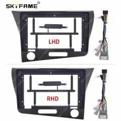 SKYFAME Car Radio Frame Fascias Cable Navigation Panel For Honda CRZ CR-Z 2010-2015 Android Screen Dask Kit Fascia Frame
