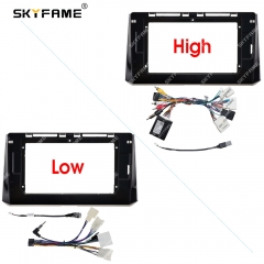 SKYFAME Car Frame Fascia Adapter Canbus Box Decoder For Toyota Corolla Altis Levin 2019 Android Radio Dash Fitting Panel Kit