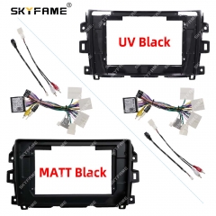 SKYFAME Car Frame Fascia Adapter Canbus Box Decoder Android Radio Dash Fitting Panel Kit For Nissan Navara Terra Frontier NP