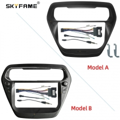 SKYFAME Car Frame Fascia Adapter Decoder Android Radio Dash Fitting Panel Kit For Ford Escort
