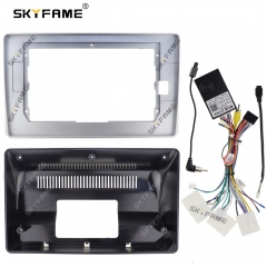 SKYFAME Car Audio Fascia Frame Kit Canbus Box Decoder For Nissan Sylphy Sentra Android Dashboard Kit Face Plate Frame Fascias