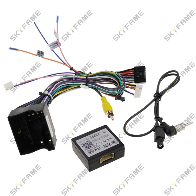RAISE RZC 16Pin Car Wiring Harness Adapter With Canbus Box Decoder For ...