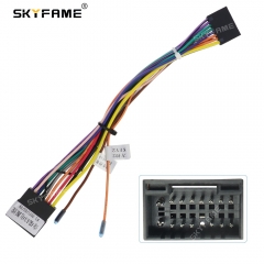 SKYFAME 16Pin Car Stereo Wire Harness Power Cable With Canbus Box Decoder For CHERY E3 A3 E5 Fulwin 2 TIGGO 3 5 ARRIZO 3 7 QQ3