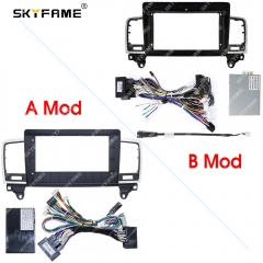 SKYFAME Car Frame Fascia Adapter Canbus Box Decoder For Benz ML W166 GL X166 ML300 ML350 ML400 ML550 GL350 GL400 Fitting Panel