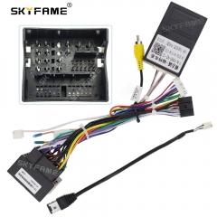 SKYFAME 16Pin Car Wiring Harness Adapter With Canbus Box Decoder For FORD Territory 2019-2020
