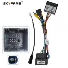 SKYFAME 16Pin Car Wiring Harness Adapter Canbus Box Decoder For Peugeot 208 308 4008 508 Jumpy 3 Citroen C3 C5 DS6 Expert 3