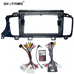 SKYFAME Car Frame Fascia Adapter Canbus Box Decoder Android Radio Audio Dash Fitting Panel Kit For KIA K7 Cadenza