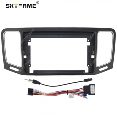 SKYFAME Car Frame Fascias Adapter Canbus Box Decoder For Volkswagen Sharan 2012-2018 Android Radio Dash Fitting Panel Kit