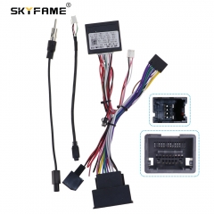 SKYFAME Car 16Pin Stereo Wire Harness Adapter With Canbus Box Deceder For Buick Lacrosse/Regal
