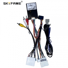 SKYFAME Car 16pin Wiring Harness Adapter Canbus Box Decoder Android Radio Power Cable  For Mazda 6 Atenza/CX-5 Mazda 3 Axela