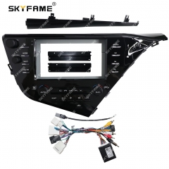 SKYFAME Car Frame Fascia Adapter Android Radio Dash Fitting Panel Kit For Toyota Camry