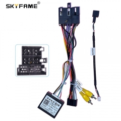 SKYFAME Car 16 Pin Stereo Wire Harness  Adapter With Canbus Box Decoder For CHANA Changan CS35/CS55/CS75/CS15