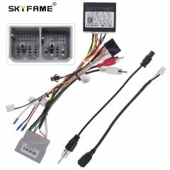 SKYFAME 16Pin Car Wiring Harness Adapter With Canbus Box Decoder For Buick Excelle GM-RZ-09