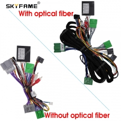 SKYFAME Car 16Pin Wiring Harness Adapter Canbus Box Decoder Android Radio Power Cable For Volvo XC90 OD-VOLVO-02