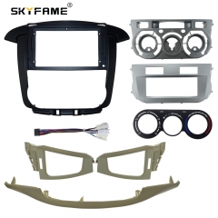SKYFAME Car Frame Fascia For Toyota Innova Avanza 2007-2011 Android Stereo Radio Dashboard Kit Face Plate