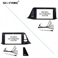 SKYFAME Car Frame Fascia Adapter Canbus Box Decoder For Toyota Chr C-HR 2016+ Low Profile Android Radio Dash Fitting Panel Kit