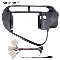 SKYFAME Car Frame Fascia Adapter Decoder Android Radio Dash Fitting Panel Kit For Toyota rius C