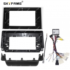 SKYFAME Car Frame Fascia Adapter Canbus Box Decoder For Toyota Rav4 Wildlander 2019 Android Radio Dash Fitting Panel Kit