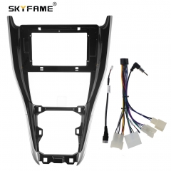 SKYFAME Car Radio Fascia Frame Adapter For Toyota Harrier 2013-2018 Stereo Android Dashboard Kit Face Plate