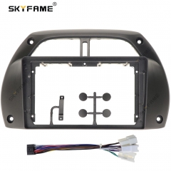 SKYFAME Car Frame Fascia Adapter Android Radio Dash Fitting Panel Kit For Toyota RAV4