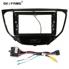SKYFAME Car frame Kits Cable canbus Fascia Panel For FAW XENIA R7 2016-2018 Android Big Screen Audio Frame