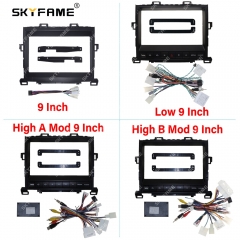 SKYFAME Car Radio Fascia Frame Adapter Canbus Box For Toyota Alphard 20 Series Vellfire Android Radio Dash Fitting Panel Kit