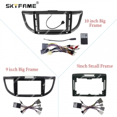 SKYFAME Car Frame Fascia Adapter Canbus Box Decoder Android Radio Audio Dash Fitting Panel Kit For Honda Crv C-rv