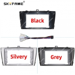 SKYFAME Car Frame Fascia Adapter Android Radio Dash Fitting Panel Kit For Toyota Avensis T27