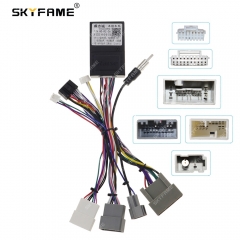 SKYFAME Car 16Pin Wiring Harness Adapter Canbus Box Decoder Android Radio Power Cable For Honda CRV CR-V Civic 2012 HD-RZ-06