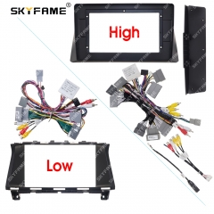 SKYFAME Car Fascia Frame Adapter Canbus Box For Honda Accord 8 8TH Crosstour Android Radio Audio Dash Fitting Panel Kit