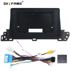 SKYFAME Car Frame Kit Cable Adapter Fascia Panel For SGMW WULING Hongguang S3 2017-2019 Android Big Screen Radio Audio