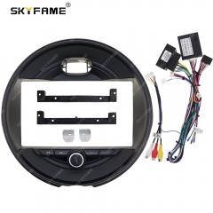 SKYFAME Car Frame Fascia Adapter Canbus Box For BMW Mini F55 F56 2014-2019 Android Radio Dash Fitting Panel Kit