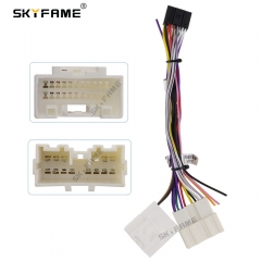 SKYFAME 16Pin Car Stereo Wire Harness Adapter Power Cables For Mitsubishi Sport Grandis