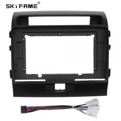 SKYFAME Car Radio Fascia Frame Adapter For Toyota Land Cruiser 200 LC200 2006-2015 Android Radio Stereo Dash Fitting Panel Kit