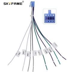 SKYFAME 8Pin Car stereo Wire Harness For XYAUTO 3580 audio output line cable Speaker power amplifier output line