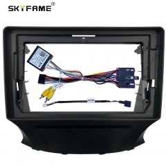 SKYFAME Car Radio Fascias Frame Cable Canbus For CHANA CHANGAN CS35 2017 Android Big Screen Audio Dash Panel Frame Fascia