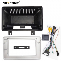 SKYFAME Car Frame Cable Canbus For CHANA CHANGAN EADO DT 2018+ Android Big Screen Dash Panel Frame Fascia