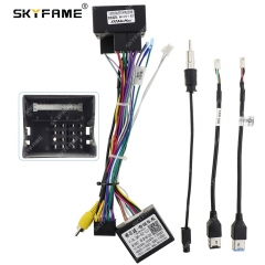 SKYFAME 16Pin Car Stereo Wire Harness Adapter Canbus Box For Chery Tiggo 5X Arrizo 5 GX EX16P Power Cable Decoder